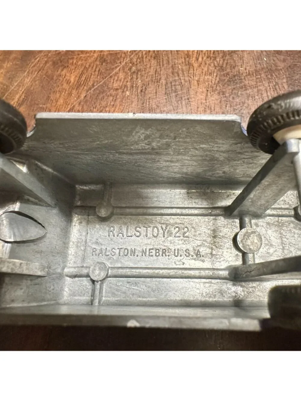 Vintage Rasltoy 22 Metal Van Seymour Fire Rescue Service